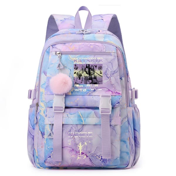 Katseye Print Large Capacity Backpack for Students, Lightweight Waterproof School Bag with Laptop Compartment 6 6