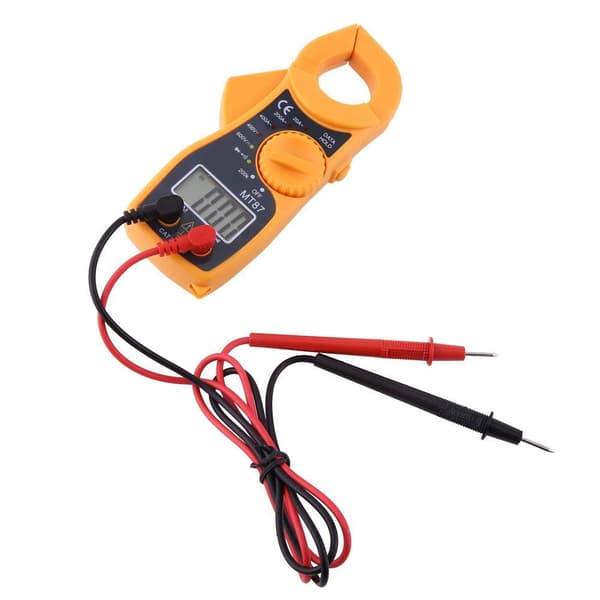 Automatisk digitalt multimeter, digitalt klem-multimeter AC DC voltmeter ammeter ohmmeter volt tester stor digital LCD-skjerm