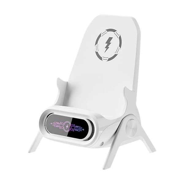 Portable Wireless Charging Station with Phone Holder and Speaker [JUN]