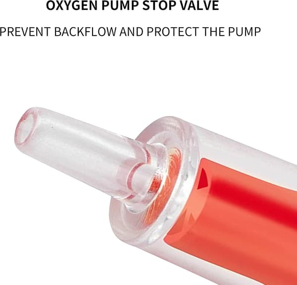 Kontraventiler til akvarieluftpumpe, kontraventiler til akvarieluftpumpe, envejs kontraventil til akvarium (10 stk)
