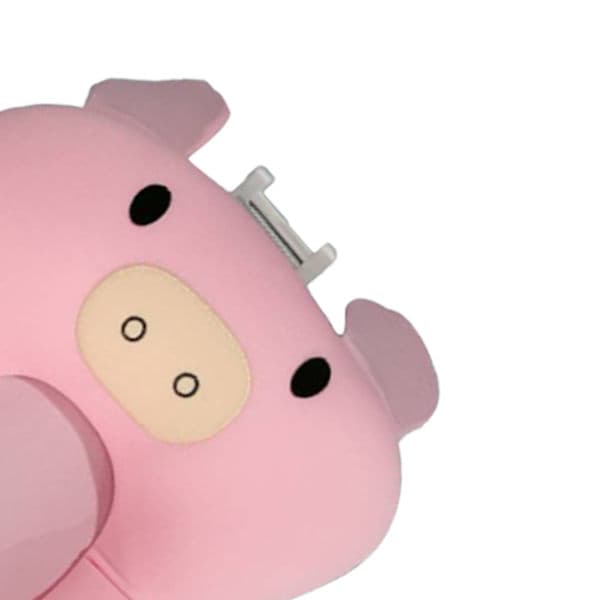 Flydende bademåtte til spædbørn, justerbart bæltespænde, tegneserieform, pink