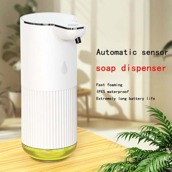 Automatic Foam Soap Dispenser - Hands-Free Soap Dispenser for Bathroom and Kitchen with Infrared Motion Sensor
