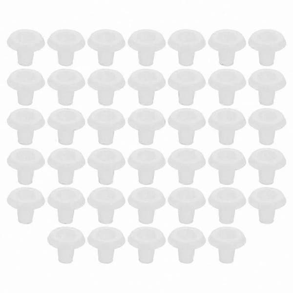 40-pack bottenlist knapppluggar för horisontella persienner, reservdelar