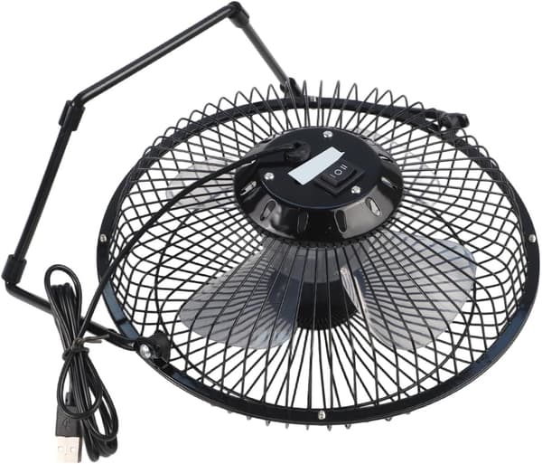 5 ventilatorer 8 tommer USB hønsehuse og drivhuse 2W solpanelkit med til bæredygtig køleløsning