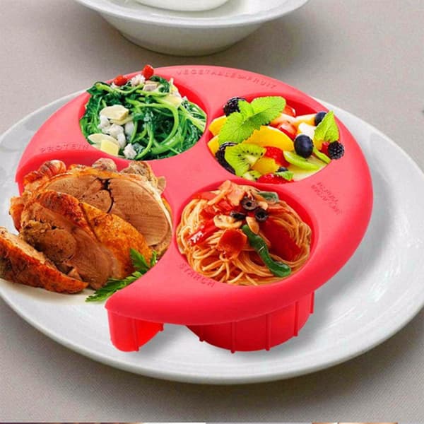 Food Divider, Plate Divider, Food Fixing Plates, Portion Divider