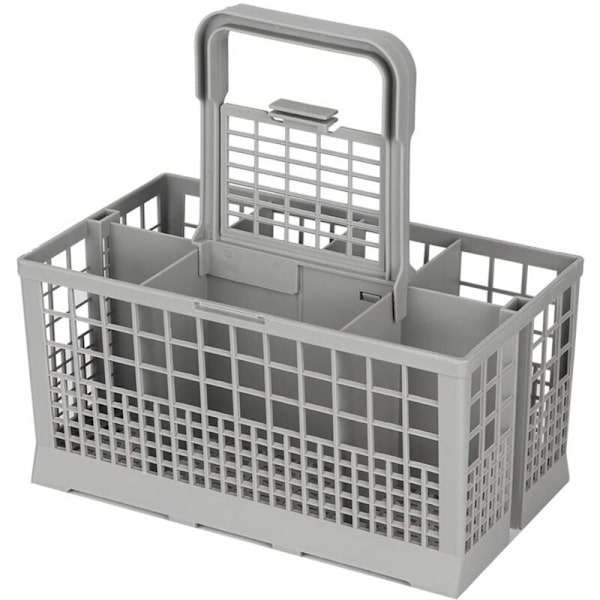 Universal Replacement Cutlery Basket with 8 Compartments, Durable and Robust, Suitable for All Dishwashers.