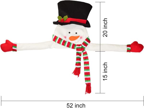 Snømann Juletre Toppdekorasjon - Juletrepynt