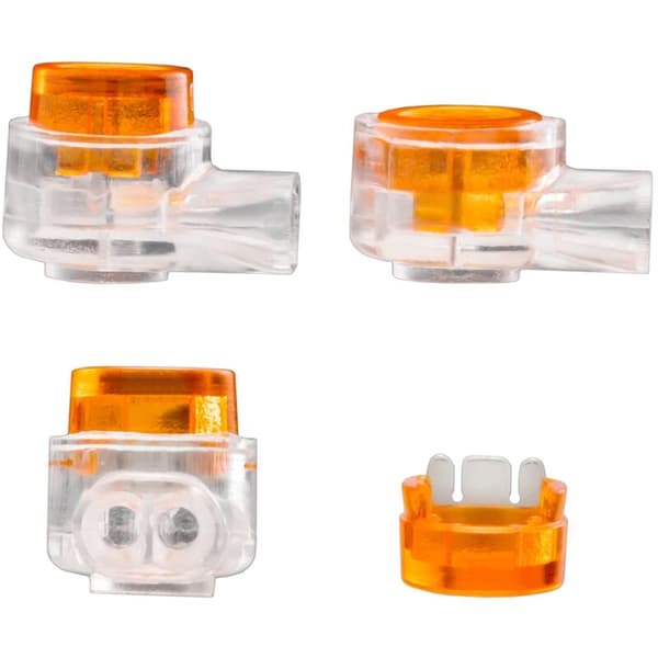 20-pack K1 Low Current Connectors for Telecom/Signal Cable, Quick Connect for Pressing 2 Wires