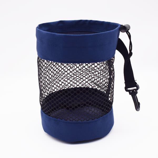 Golf Accessory Mesh Drawstring Bag, Portable Lightweight Pouch for Balls and Tees, 3 Sizes L Gray L Gray