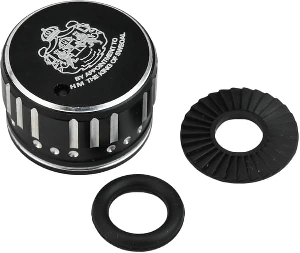 Bremseknap ABU 3 5 4 P5 Generation Baitcast Lyd Mekanisk Spole til Hjul med Internt Sæt, Aluminiumslegering Sort Sølv Black Silver