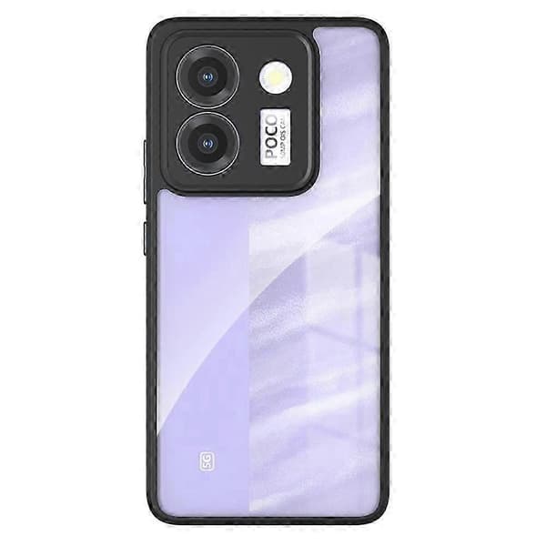 Deksel for Xiaomi Poco M7 Pro 5G TPU PC Støtsikkert Gjennomsiktig Mobilskall