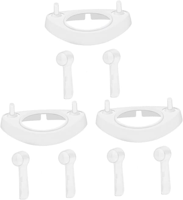 3 stk Tannbørsteholder Stativ Base for Oral Elektrisk Tannbørste Pro Genius Lader Base Holder Børste