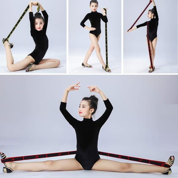 Träningsband med Loop, Stretchband, Latinband, Elastiskt Yoga Pilates Fit