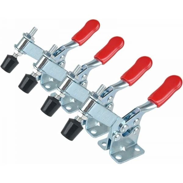GH-201-B - Sett med 4 vertikale vippeklemmer med horisontal