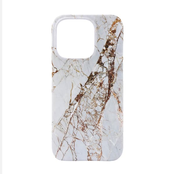 Mobilskal MagSeries White Rhino Marble - iPhone 15 Pro Vit