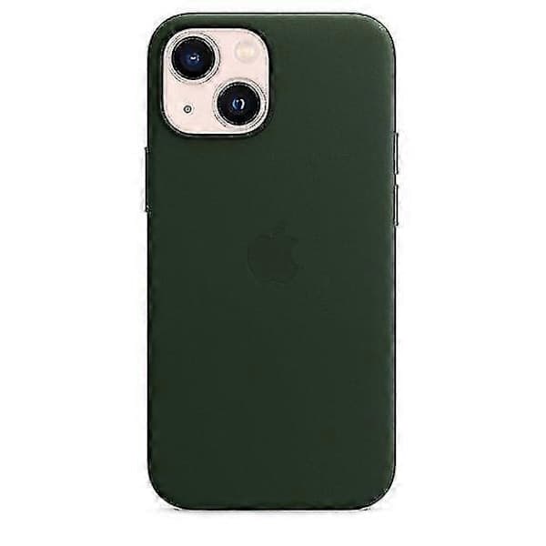 Læderetui til iPhone 13 Mini med MagSafe Sequoia Grøn Sequoia Grøn Sequoia Green