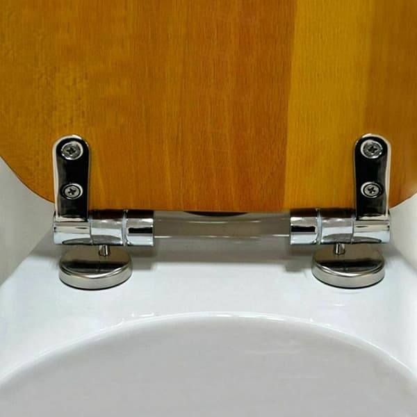2 stk Toalettsetegarnierstatning Fester Sinklegering Toalettsete
