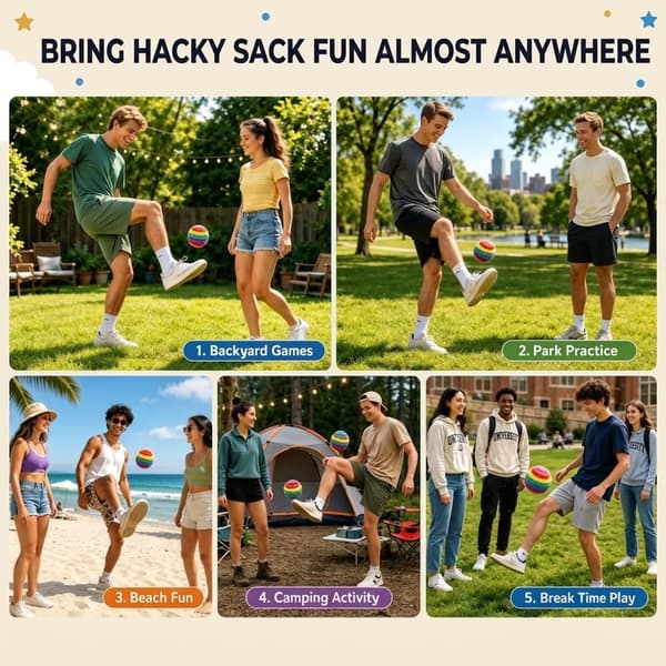 Hacky Sack Bulk Footbag, Hacky Sacks Footbags, Camping Games Outdoor Games