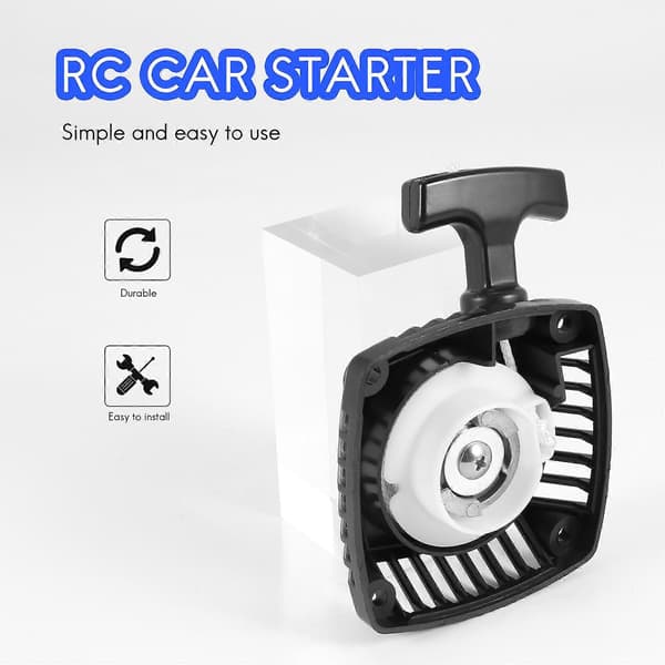 Trækstarter (metalklo centreret) startmotor til 23Cc 26Cc 29Cc 30.5Cc motor Zenoah til 1/5 Hpi Baja 5B Rovan