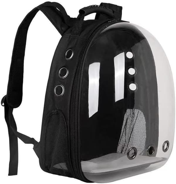 Pet Backpack, Space Capsule Cat Bag, Large Capacity, Breathable, Portable Travel Backpack, Durable and Waterproof Design