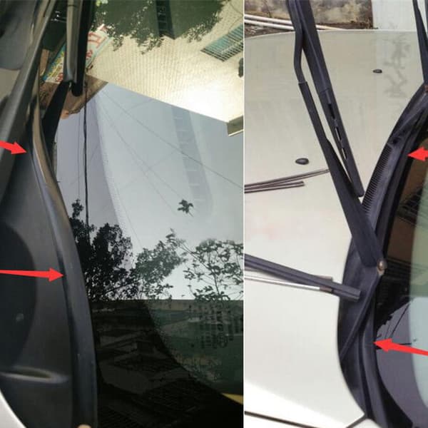1,7 m Professional Self-Adhesive Windshield Rubber Strip Decoration