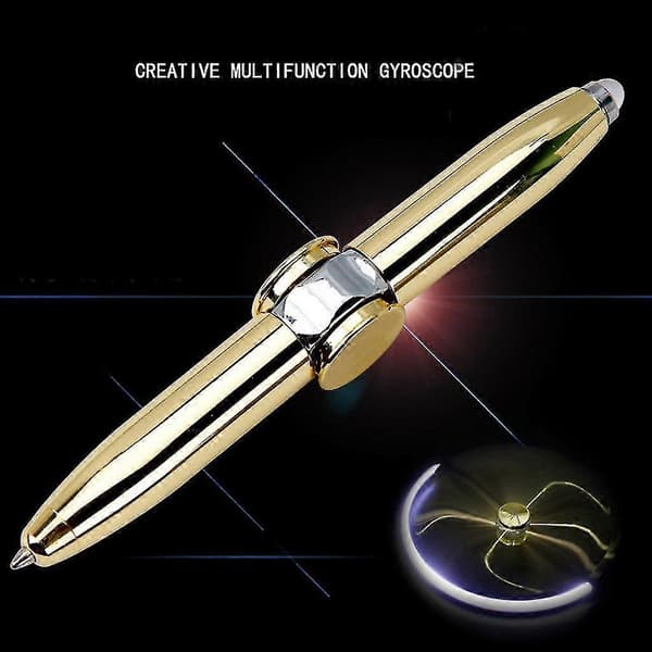 Fingertip Fidget Pen Simple Rotating Decompression Toy Spinners For Schools - Rose Gold