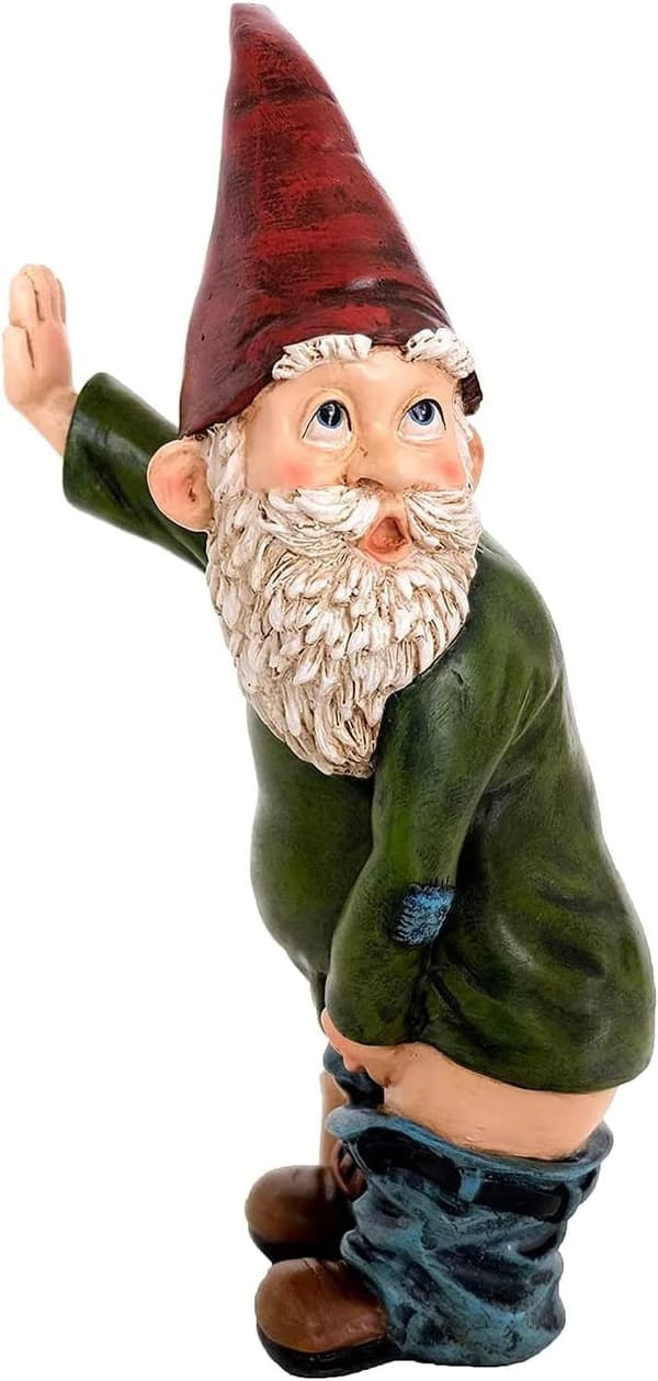 Havenisser Pynt, Vandtæt Harpiks Sjov Havenisse Statue