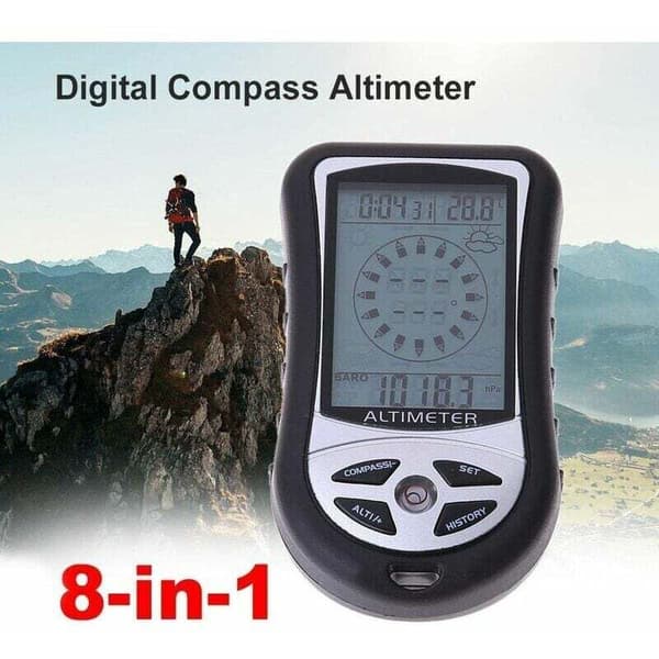Altimeter Thermometer Barometer Compass Multifunction, Sports Equipment