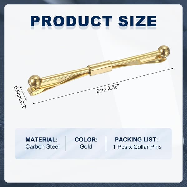 Kragstift Män Bröllop Affärsmöte Fest Guld number_of_items
