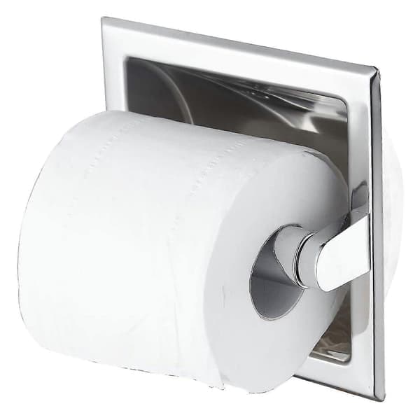 Upotettu wc-paperiteline Seinään kiinnitettävä wc-paperiteline