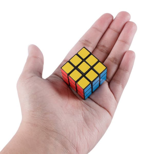 Mini Rubiks terning (2-pak) 2-pak, pædagogisk legetøj til børn