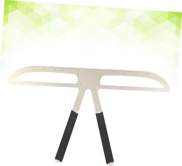 3pcs Eyebrow Ruler Straight Eyebrow Stencil Kit Three-Point Balance Positioning Eyebrow Drawing Tool