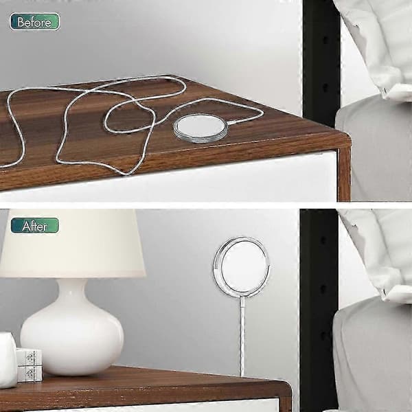 Veggfeste for MagSafe-lader - 2-pakning selvklebende feste PT136