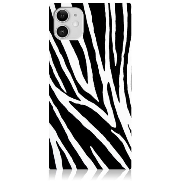 Mobilskal Zebra iPhone 11 Svart, Vit