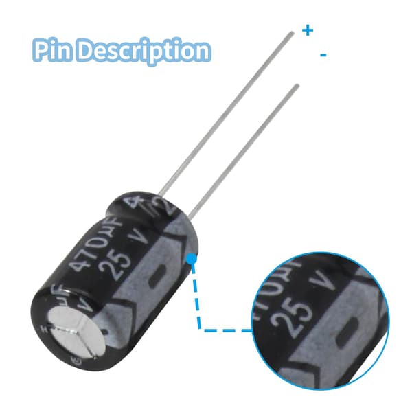 15 kpl 25v 470uf kondensaattori 8mm style_name