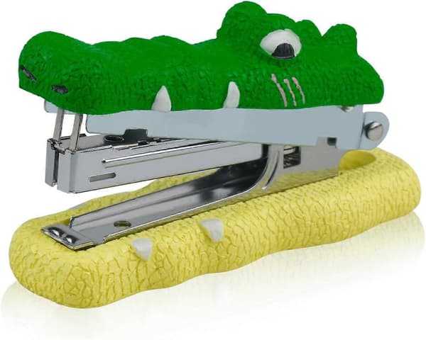 Alligator stiftemaskin, Stiftemaskiner for skrivebord, Søt stiftemaskin, Stiftemaskin søt
