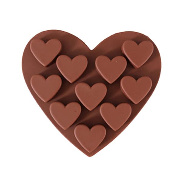 Fødevaregodkendt silikone chokoladeform kagebageform højtemperaturbestandig DIY kiksform, chokoladeform sjov form