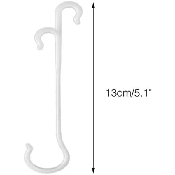 100 st 13 cm trädgårdsväxtklämmor, klätterväxtstöd, tomatklämmor