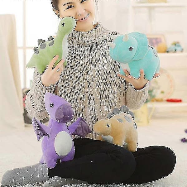 30/50 cm Søt plysjleke for barn, utstoppede dyr, liten dinosaurformet dukke for sofaen