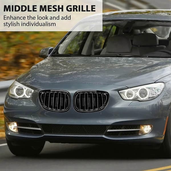 Glans Sort Bil Front Nyre Grill til 5-serie E60 E61 M5 520I 535I 550I 2003-2010 Sedan