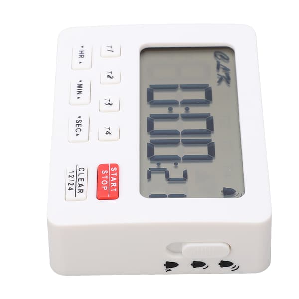 RV Timer LCD Multi-channel Waterproof Shockproof ABS Large Screen Digital Kitchen Timer for ATV 3V