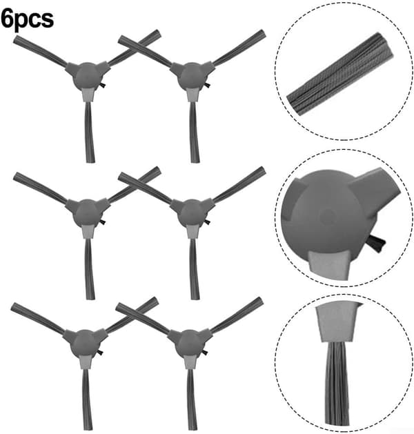 Sidoborste Cecotec Connected Titanium Robotdammsugare Uppnå Exceptionella Rengöringsresultat Med Ersättning För Flash Dammsugare