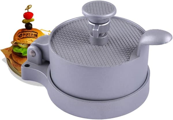 Burgerpress Hamburgerpress, Non-Stick Burgerform Kit med - Burger Patty Maker för BBQ Grillning, Biffar, Köttbullar, BBQ