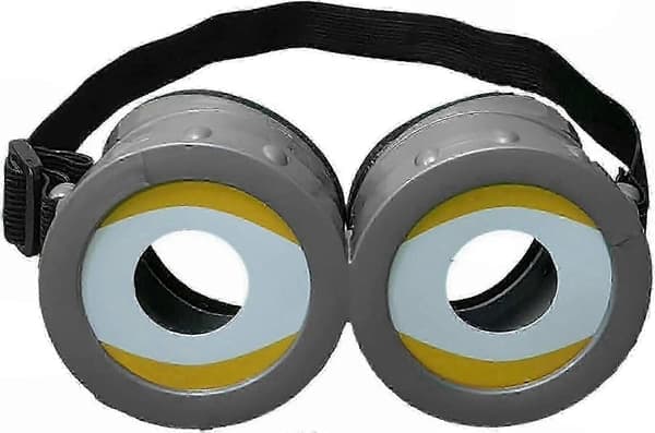Halloween Minion kostumesæt til kvinder og mænd inkluderer briller, hat og handsker | JXLM