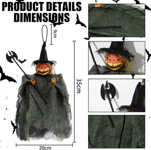 3 st (B) Halloween spøgelse hængende, Halloween spøgelsesdekoration,