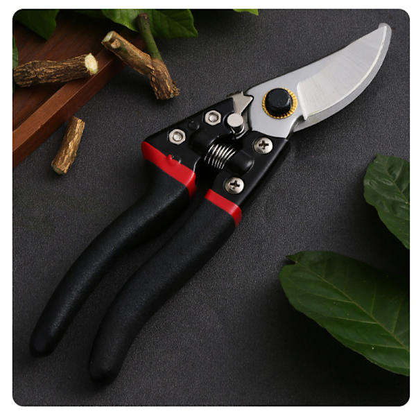 Stainless Steel Garden Scissors (Black/Silver)