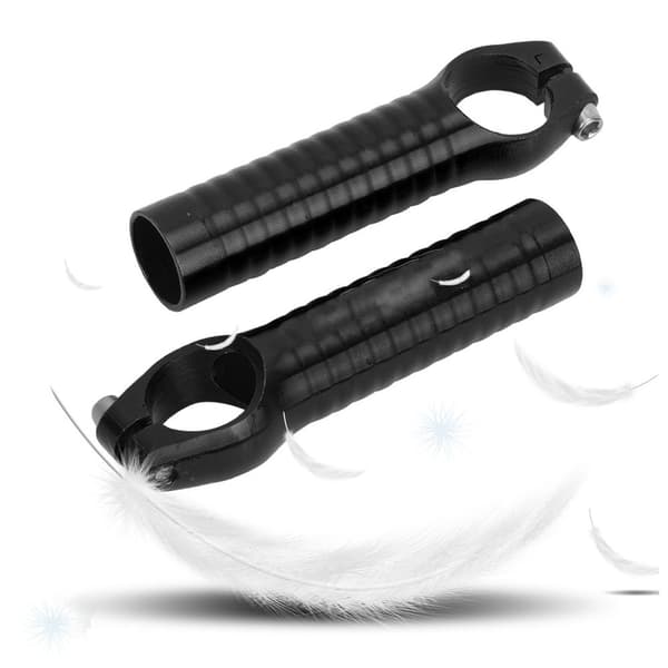 7075 Aluminiumslegering Cykelstyr Greb Bar End til Landevejs- og Mountainbikes Sort