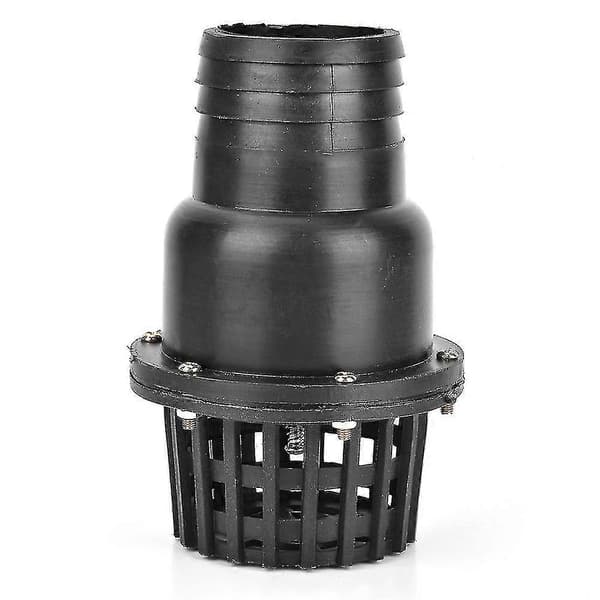 Water Pump Foot Valve Black PVC Low Pressure Flat Check Valve For Fluid Pump (3in) (FMY)