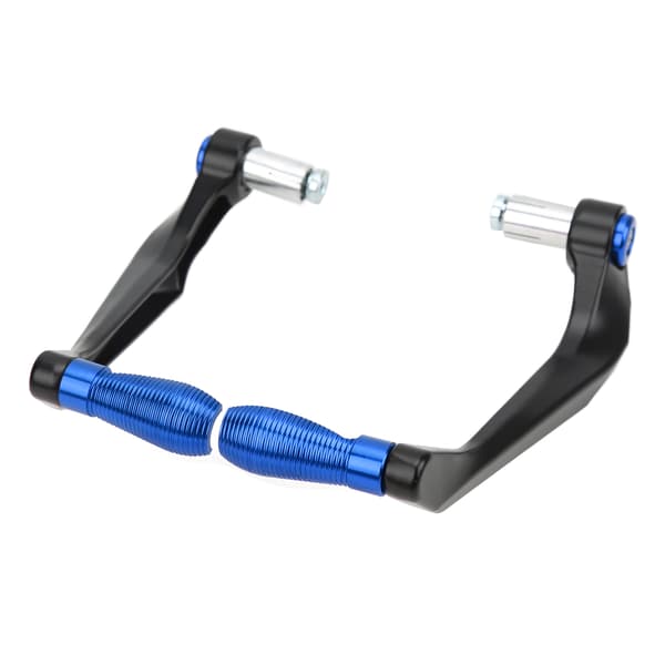 2 PCS Motorcycle Handlebar Guards Aluminum Alloy Brake Clutch Protector for Mountain Bikes Blue