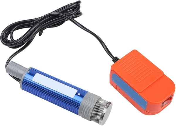Batteripump batteri, 5m slang, 40 stöder användning DAYI och driven diesel dränkbar med litiumstål 60L/min flöde, För 18V